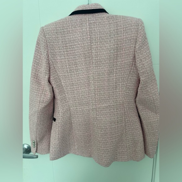 🔥 Zara Tweed Blazer Double Breasted Blogger Favorite Chic Jacket - Picture 5 of 10